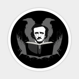 Edgar Allan Poe Ravens Inkblot Magnet